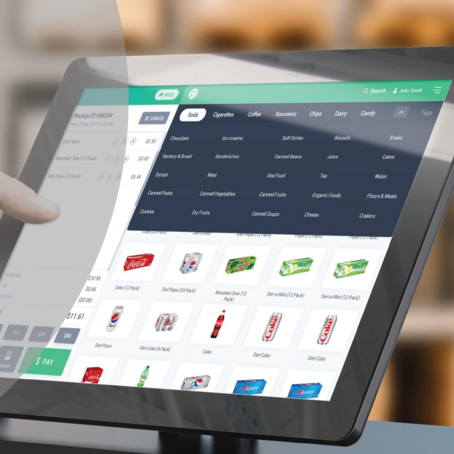 Jigsaw POS touch screen image